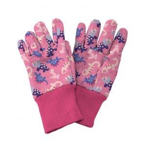 Kinderhandschuh 'Dinosaurier', pink